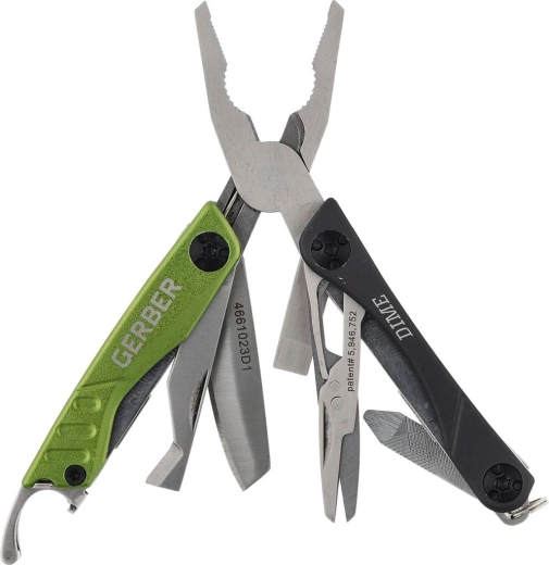 Unealtă multifuncțională Gerber Dime Green