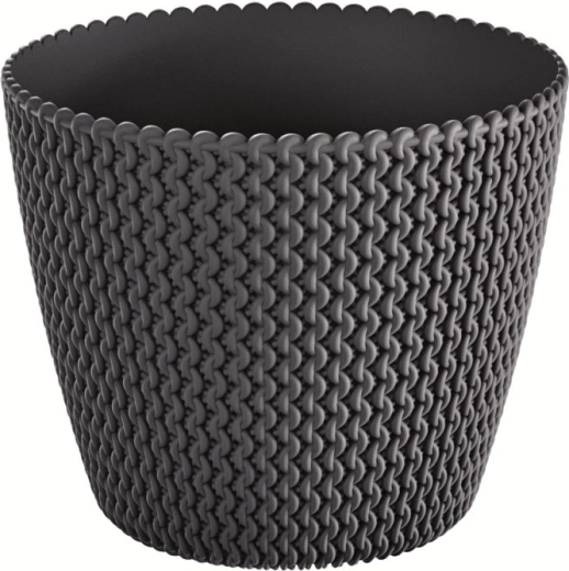 Ghiveci Splofy 13 cm antracit