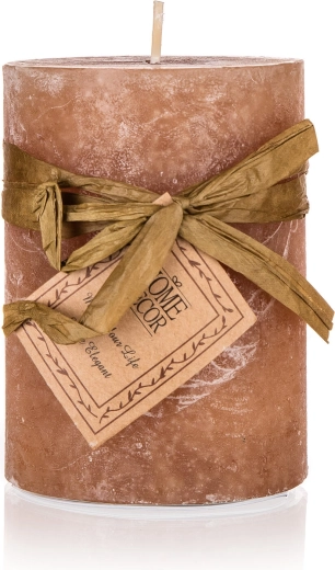 lumânare decorativă cilindrică brown 6,8 × 9,5 cm