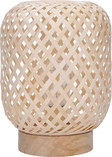 Felinar LED Solight din ratan, cu lumină alb cald, 19 cm
