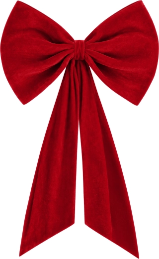 Fundă decorativă de Crăciun Glimz 50 × 90 cm, roșie