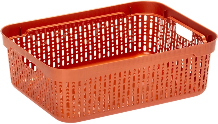 Coș de depozitare din plastic Morsetta 39,3 × 30 × 13 cm – mix de culori