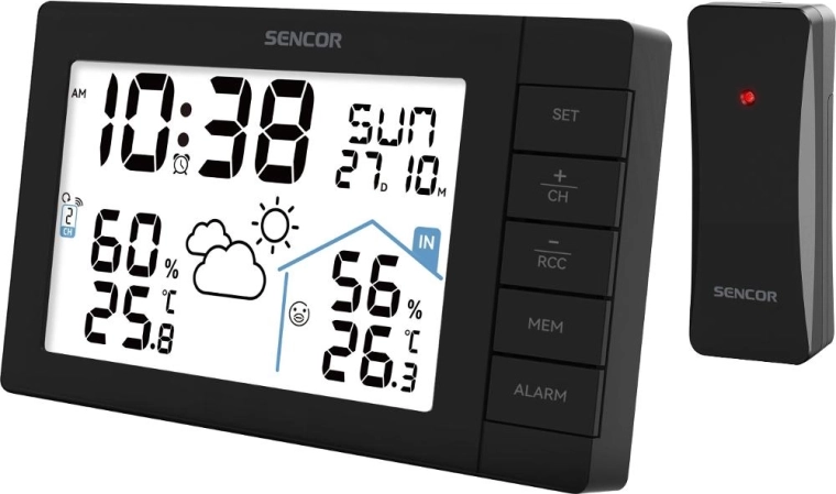 Sencor SWS 3200 stație meteo digitală cu senzor wireless