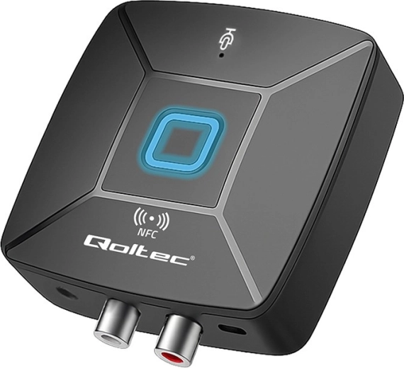 Transmițător și receptor audio Bluetooth 6.0 fără fir, cu NFC, RCA și jack de 3,5 mm, cu microfon