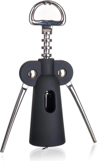 Deschizător de vin tip aripi Tinto, crom, 15,5 cm