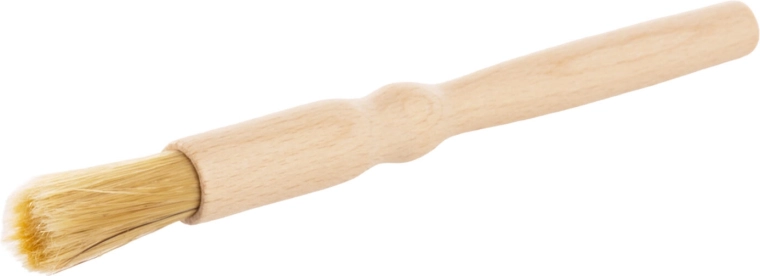Pensulă rotundă pentru alimente din lemn de fag, 18,5 cm