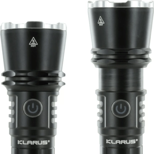 Lanternă LED cu zoom Klarus A3, 2200 lm, cu încărcare USB‑C