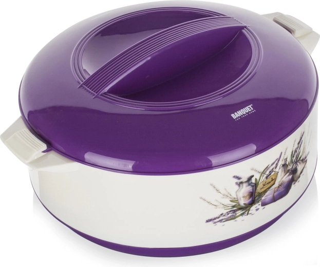 Termocaserolă Lavender 3,5 l cu inserție din inox