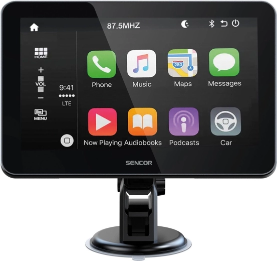 Sencor SCT M750BWT ecran auto cu Apple CarPlay și Android Auto wireless și cameră de marșarier
