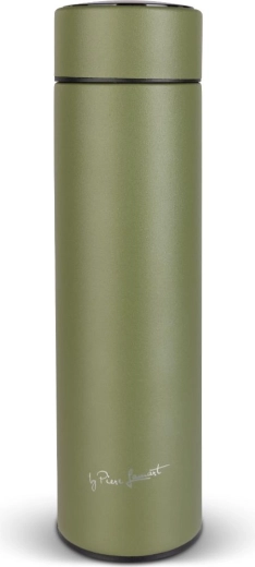 Termos Lamart cu termometru digital 450 ml, verde