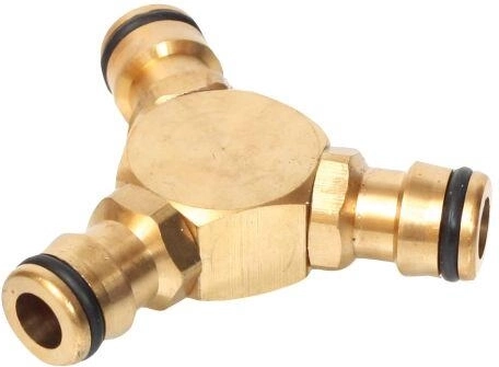 Conector intermediar în trei căi pentru 3 cuple rapide 1/2" din alamă