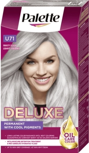 Palette Deluxe U71 argintiu glaciar – vopsea permanentă de păr 50 ml