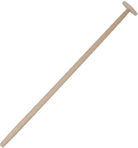Coada din lemn pentru lopată cu mâner în T, 120 cm