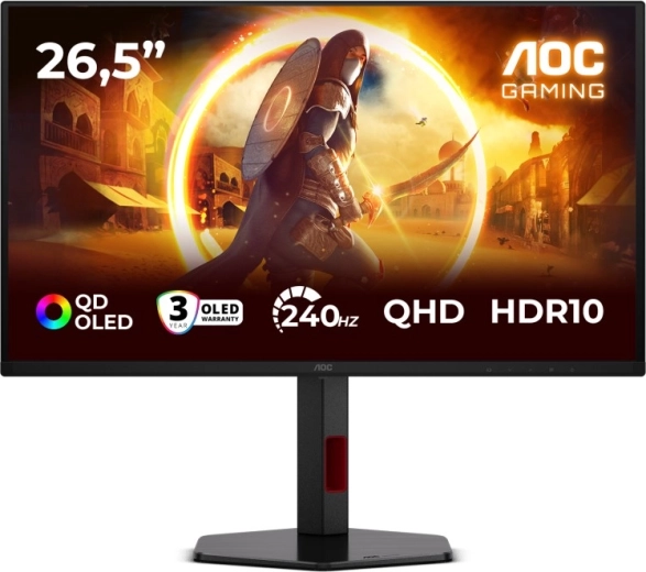 Monitor de gaming 26,5" QD‑OLED 240 Hz