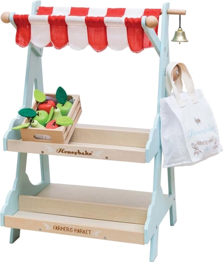 Tarabă de vânzare din lemn pentru joaca de-a magazinul Le Toy Van