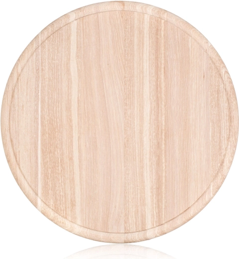Toc rotund din lemn cu canelură 26 cm BRILLANTE