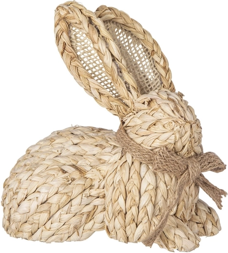 Figurină decorativă împletită – iepuraș 16 cm
