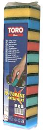 Bureți pentru vase TORO 10+1