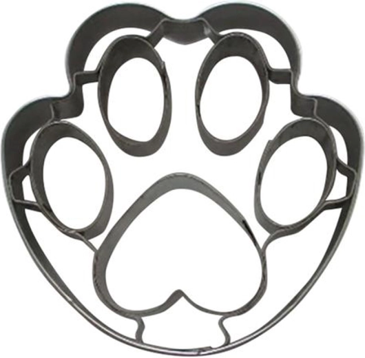 Formă de tăiat prăjituri – lăbuță, 6 cm inox