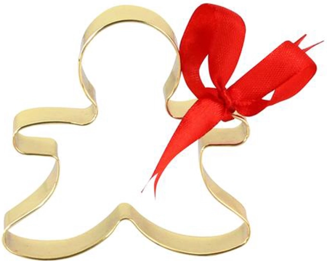 Formă de tăiat prăjituri turtă dulce aurie 7 cm TORO