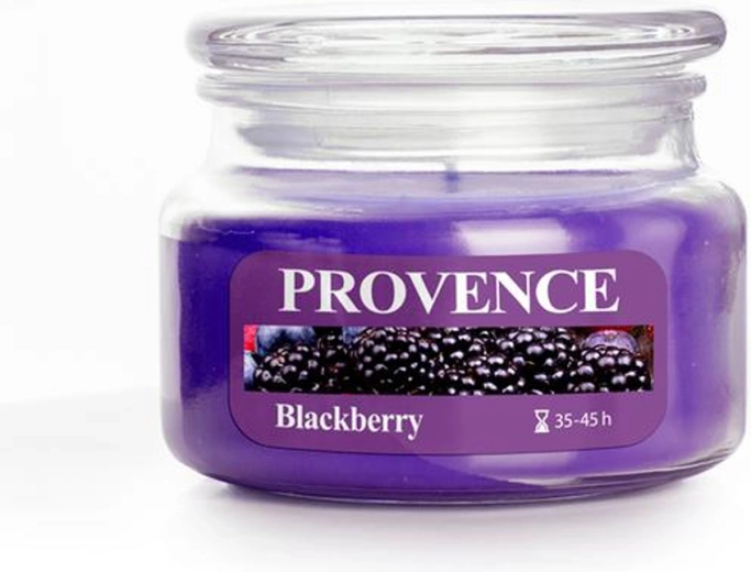 Lumânare parfumată în pahar PROVENCE mure 45 de ore
