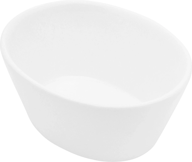 Bol oval din porțelan 10 cm, 100 ml, crem