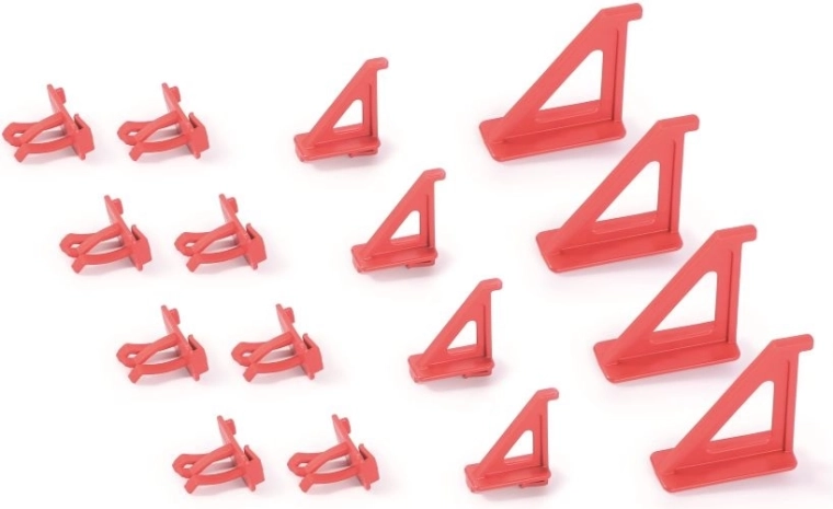 Set suporturi pentru unelte BINEER HOOKS, 16 buc