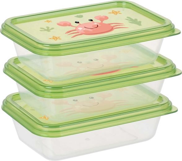 Set de recipiente pentru alimente, 3 buc., 400 ml