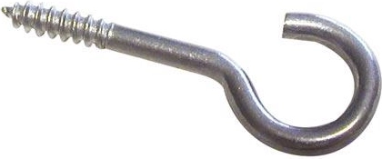 Cârlig pentru candelabru 80 mm lucios – pachet 100 buc.