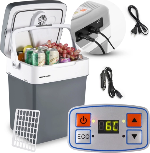 Ladă frigorifică auto BERDSEN Icemax 29 l cu funcție de răcire și încălzire, mod ECO