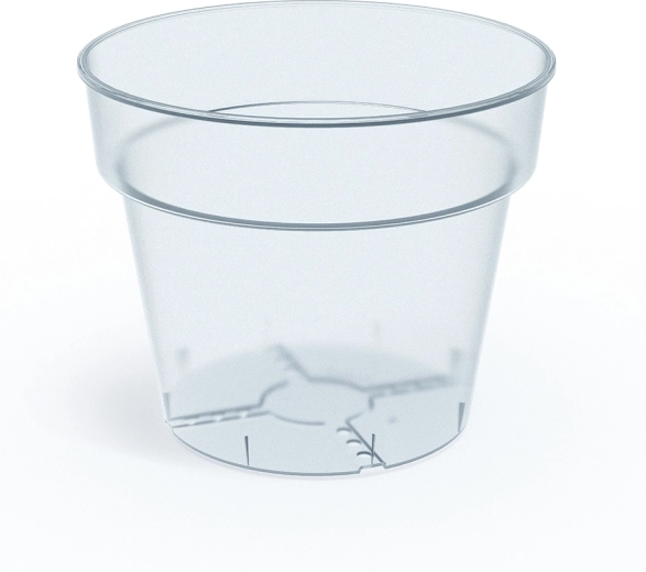 Ghiveci transparent PLANTI 12,4 cm