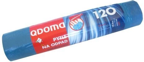 Saci de gunoi cu șnur, 120 l, 70 × 100 cm, 27 µ, 10 buc.