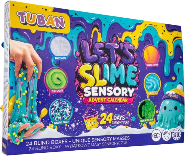 Calendar advent Let's Slime – 24 de zile de distracție senzorială