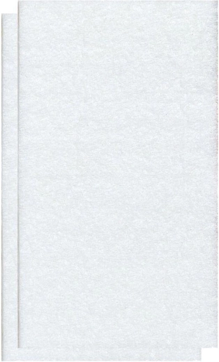 Tampoane din fetru autoadezive pentru mobilier 100 × 60 mm, albe, 2 buc.