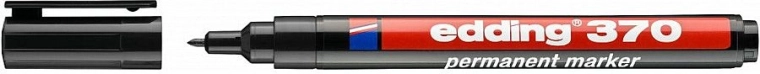 Marker permanent Edding 370, negru