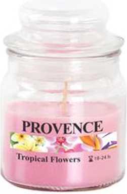 Lumânare parfumată în pahar cu capac Flori tropicale 70 g