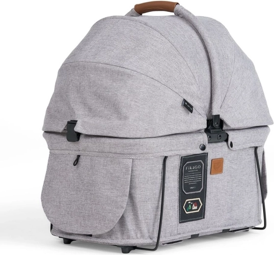 Port-bebe FIKAGO pentru câini și pisici SWAY2 Grey Husky