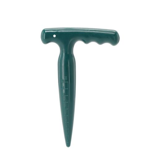 Plantator de grădină 18 cm cu riglă și mâner ergonomic