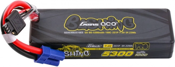 Gens Ace G-Tech baterie LiPo 5300 mAh 7,4 V 100C 2S cu conector EC5