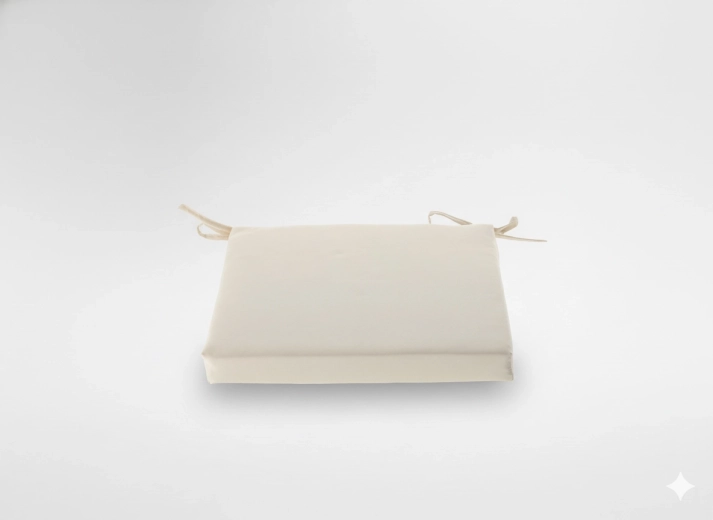 Pernă pentru scaun 40 × 40 × 5 cm bej