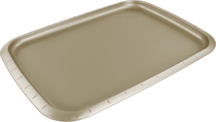 Tavă de copt Kitchisimo aurie 37 × 27,6 × 1,6 cm