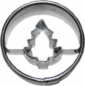 Formă de tăiat pentru prăjituri, cerc cu brad 3 × 1,6 cm