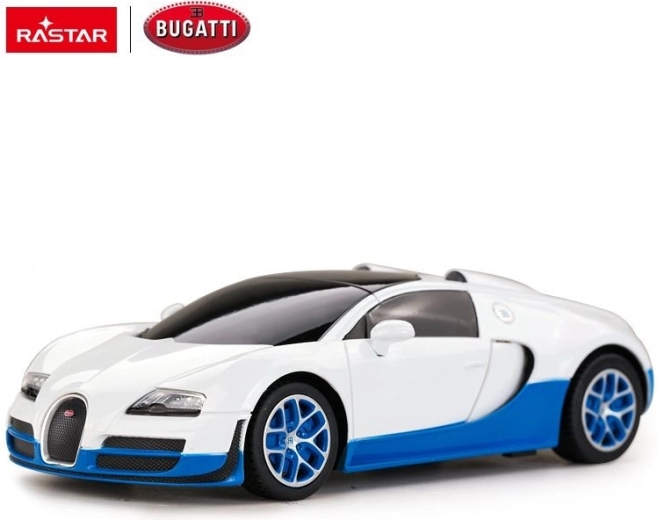 Bugatti Veyron Grand Sport mașină telecomandată Rastar 1:24 albă - 1 bucată