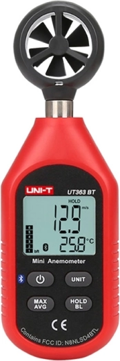 Mini anemometru Uni-T UT363BT cu Bluetooth
