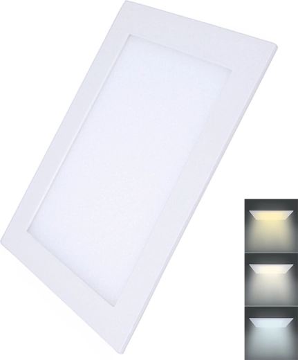 Solight mini panou LED CCT pentru tavan fals, pătrat, 24 W