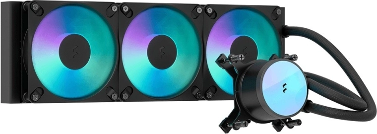 Răcire cu apă Radius 360 RGB negru
