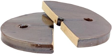 Greutate ceramică din două piese pentru butoi de varză 10–25 l