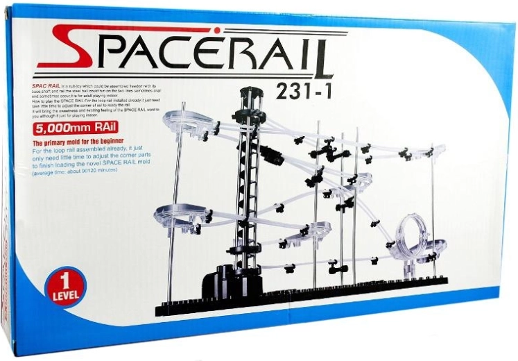 SpaceRail pistă cu bile level 1 (5 m) - 1 bucată