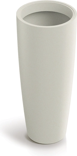 Ghiveci Molio Round Slim 38 cm culoare nisip