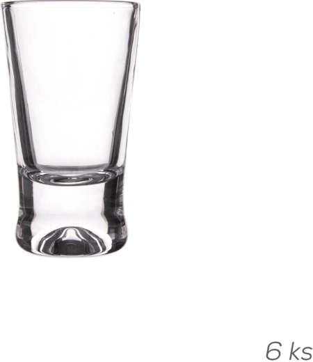 Pahare de shot din sticlă Glas 0,025 l (6 buc.)